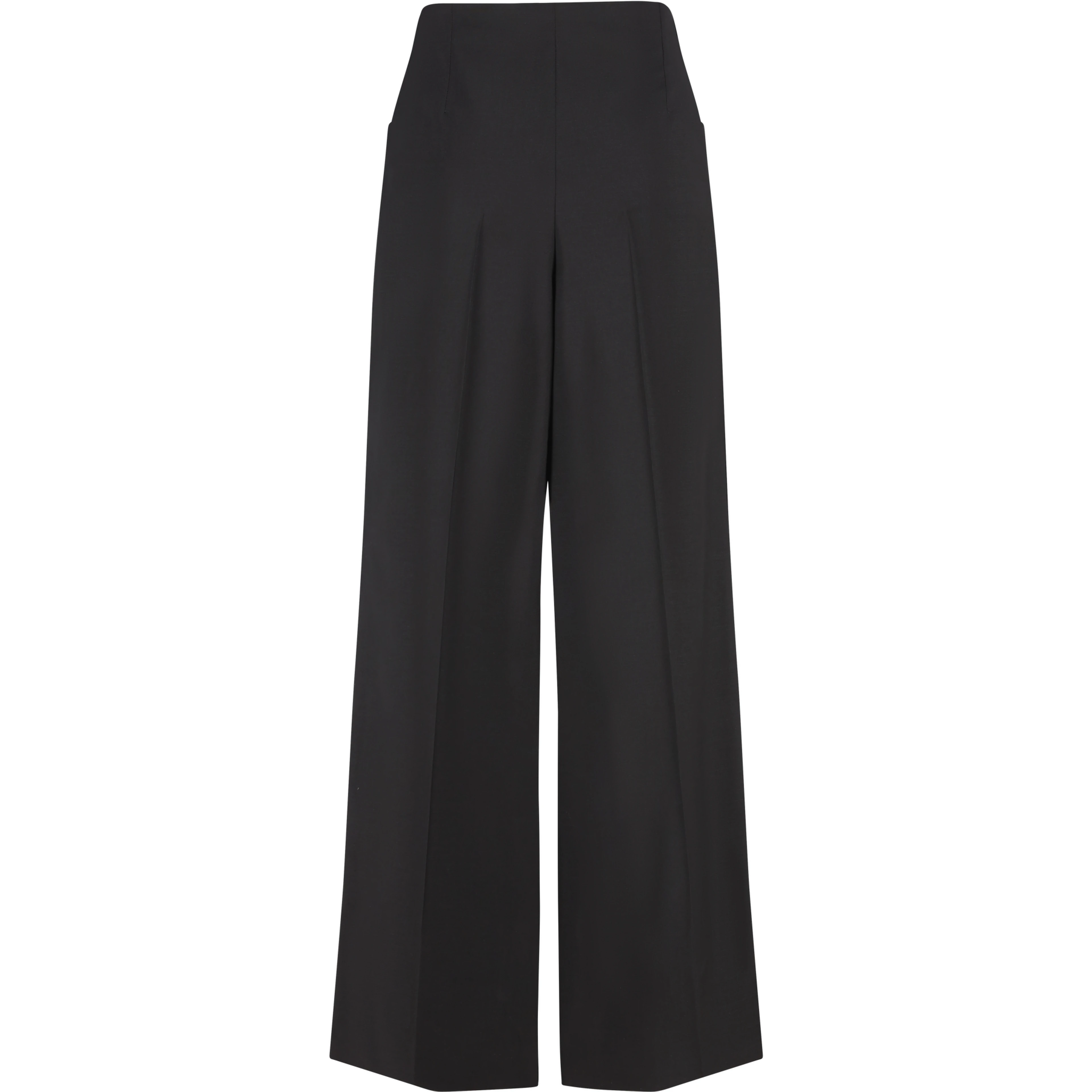 Trousers Wool Black