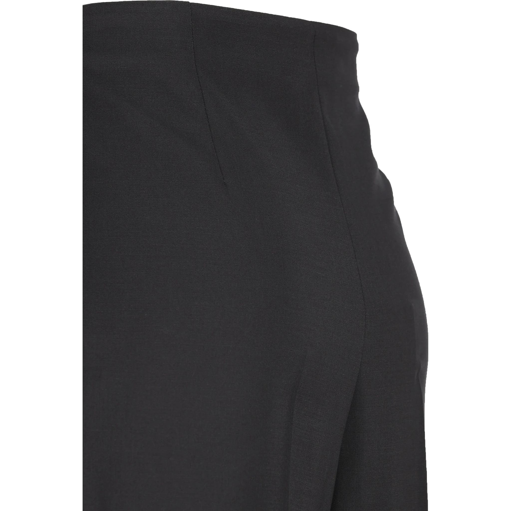 Trousers Wool Black