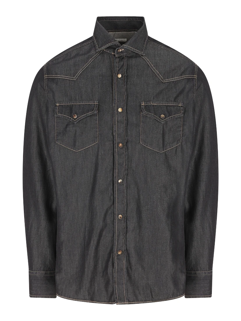 Brunello Cucinelli Shirts Black