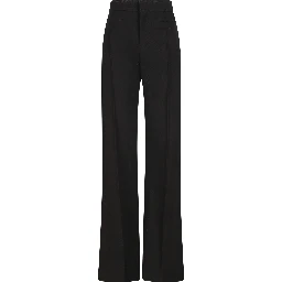 Tailored pants in soft cavalry cotton Black