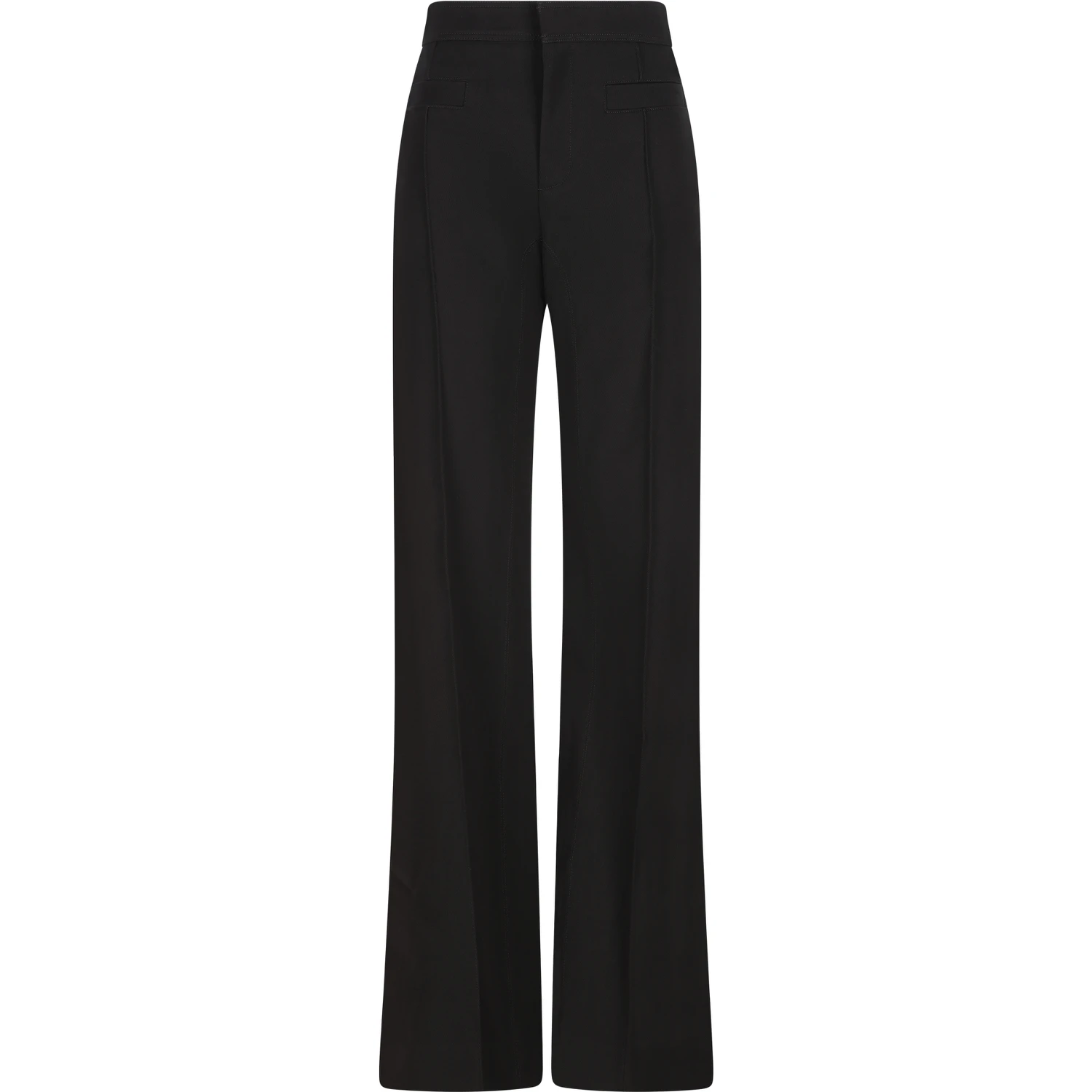 Tailored pants in soft cavalry cotton Black