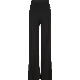 Tailored pants in soft cavalry cotton Black