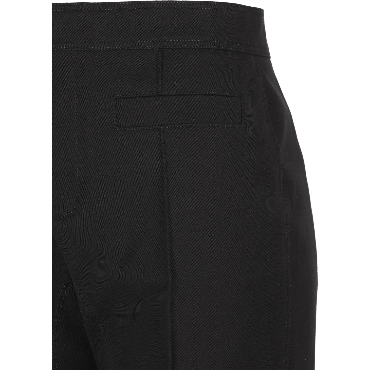 Tailored pants in soft cavalry cotton Black