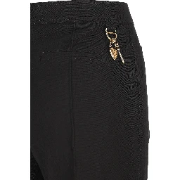 Tailored pants in soft cavalry cotton Black