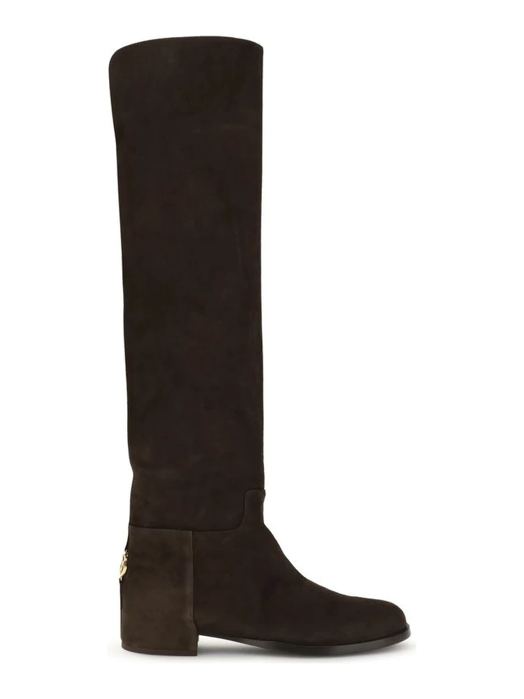 Brown Calf Leather Bos Taurus Ankle Boots