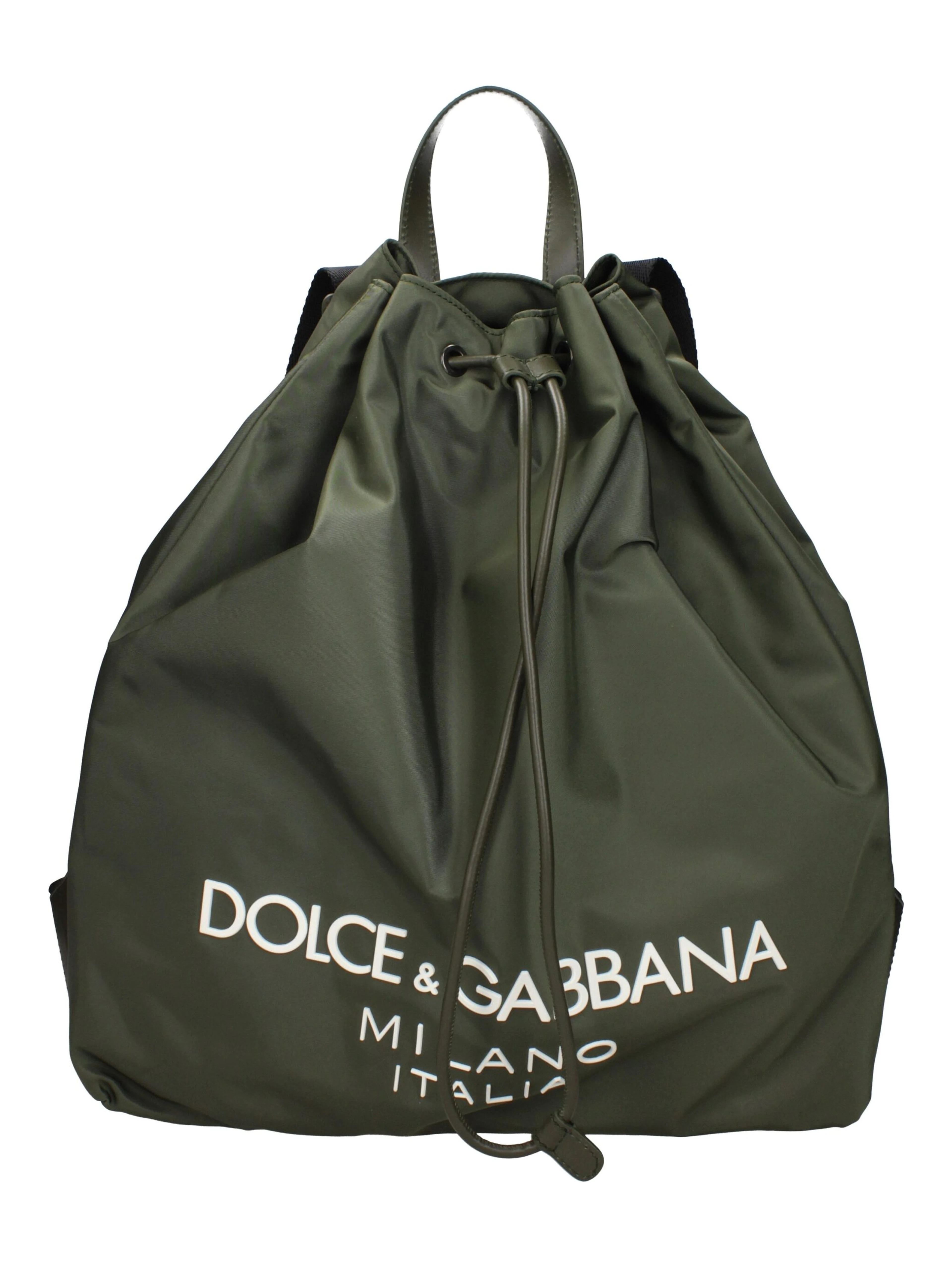 Green Nylon Backpack