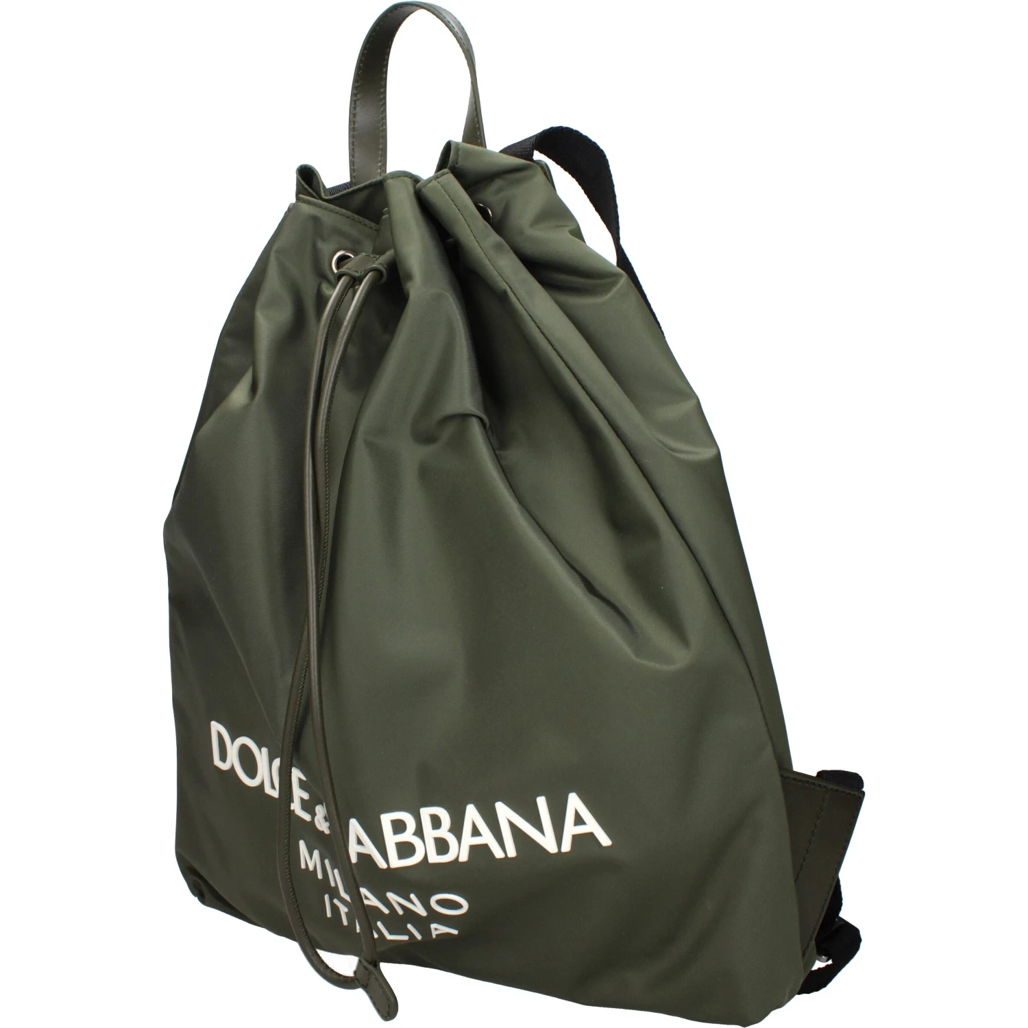 Green Nylon Backpack