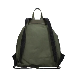 Green Nylon Backpack