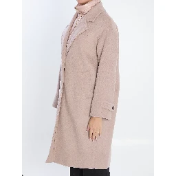 Ultralight wool and nylon coat