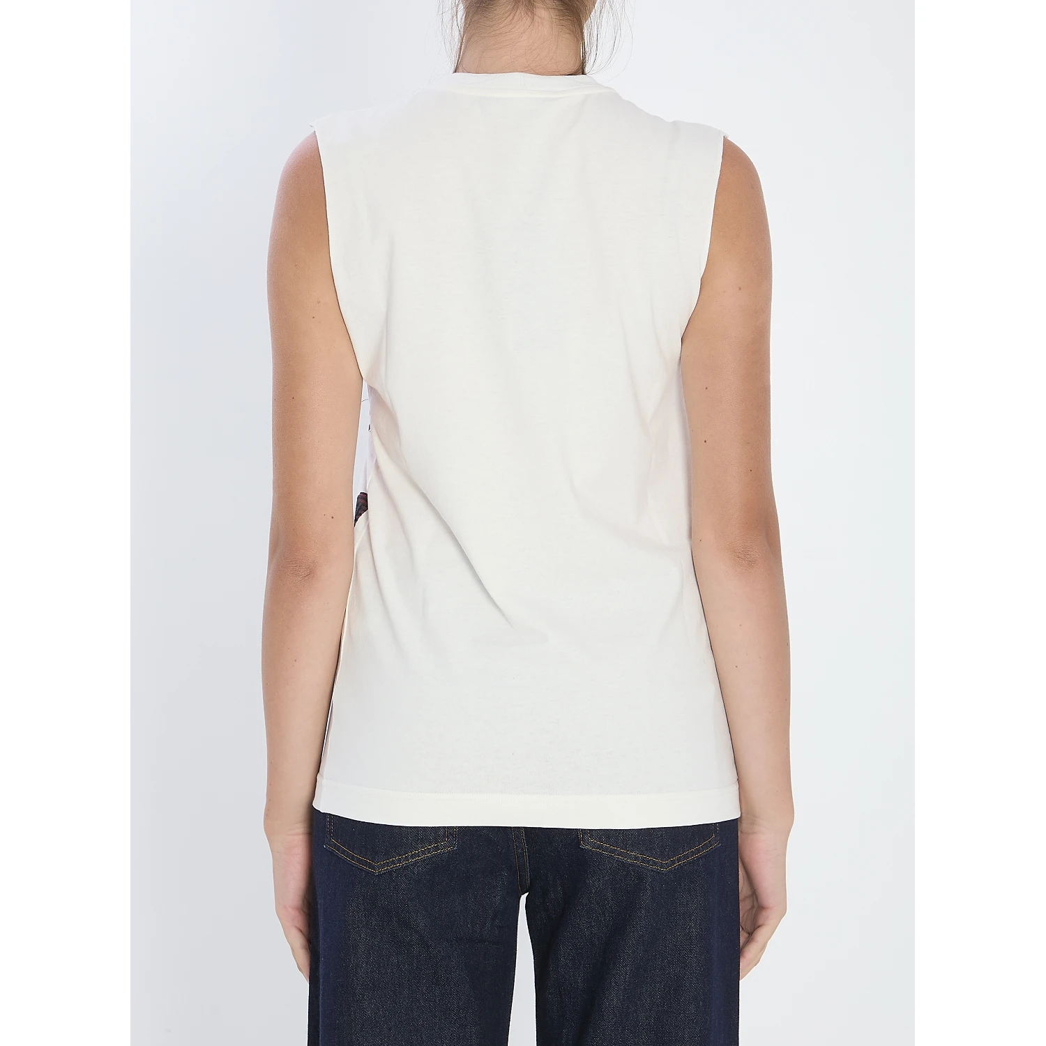 Printed jersey top