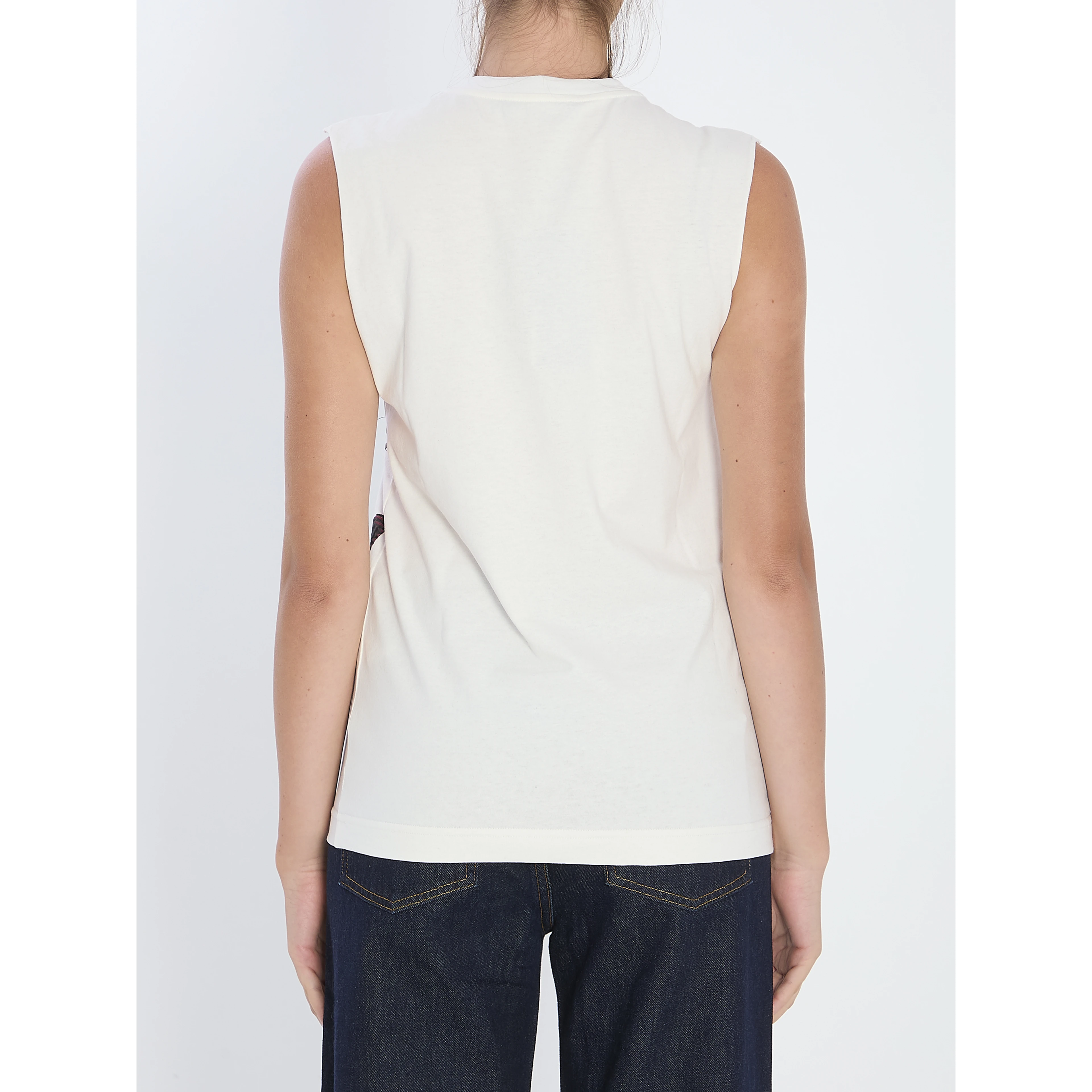 Printed jersey top