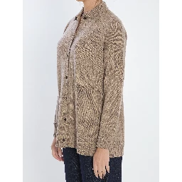 Bull cardigan in cashmere