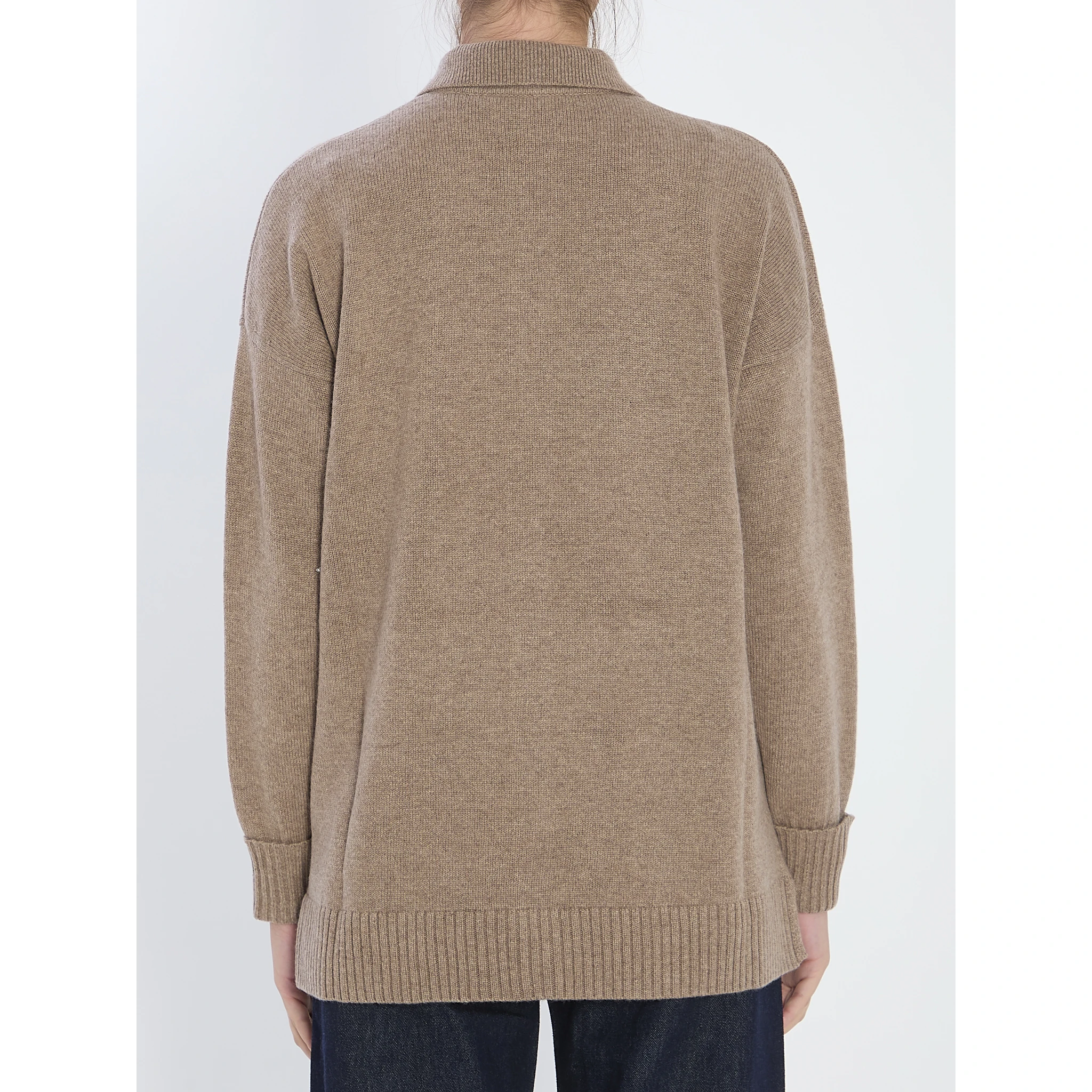 Bull cardigan in cashmere