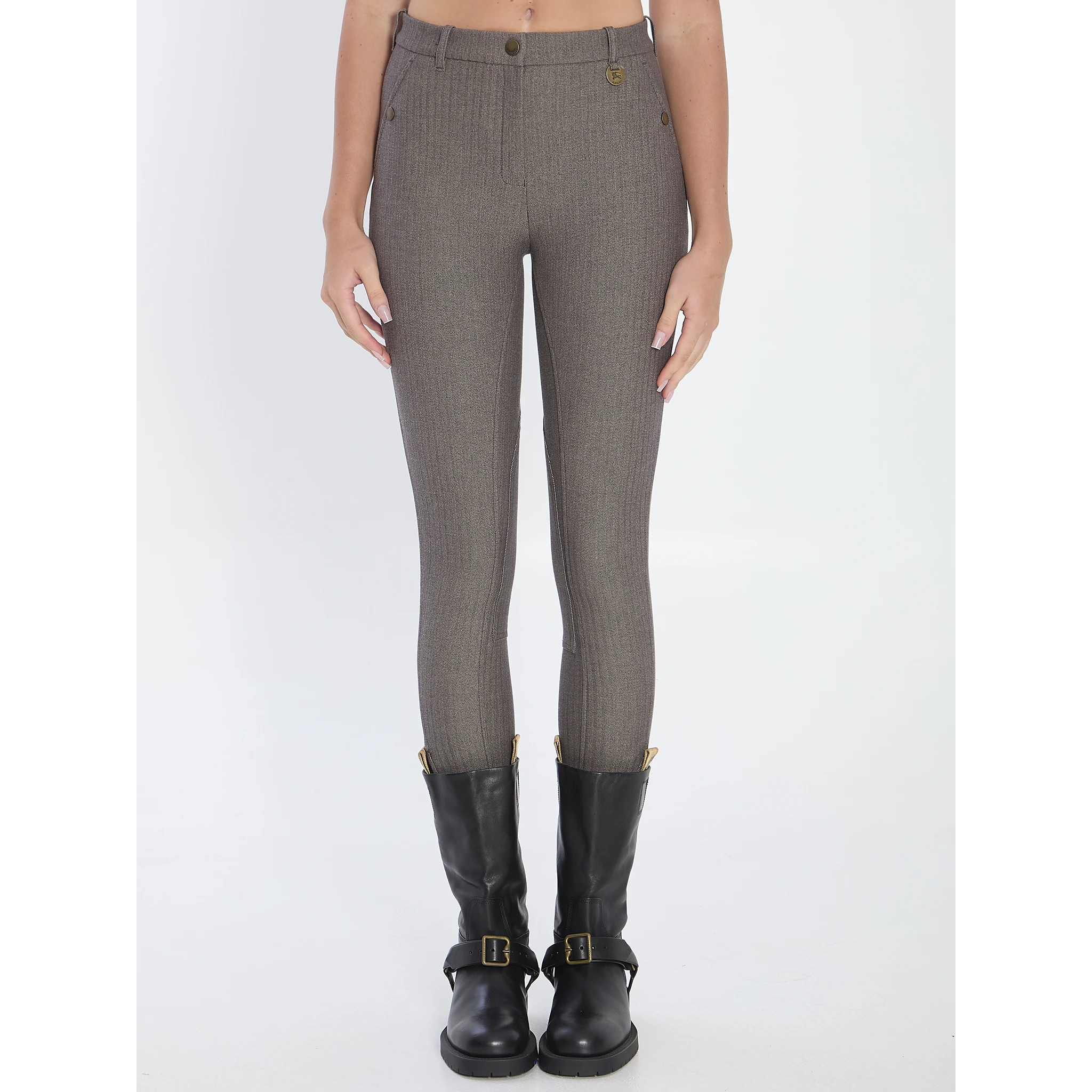 Stretch cotton Jodhpur trousers