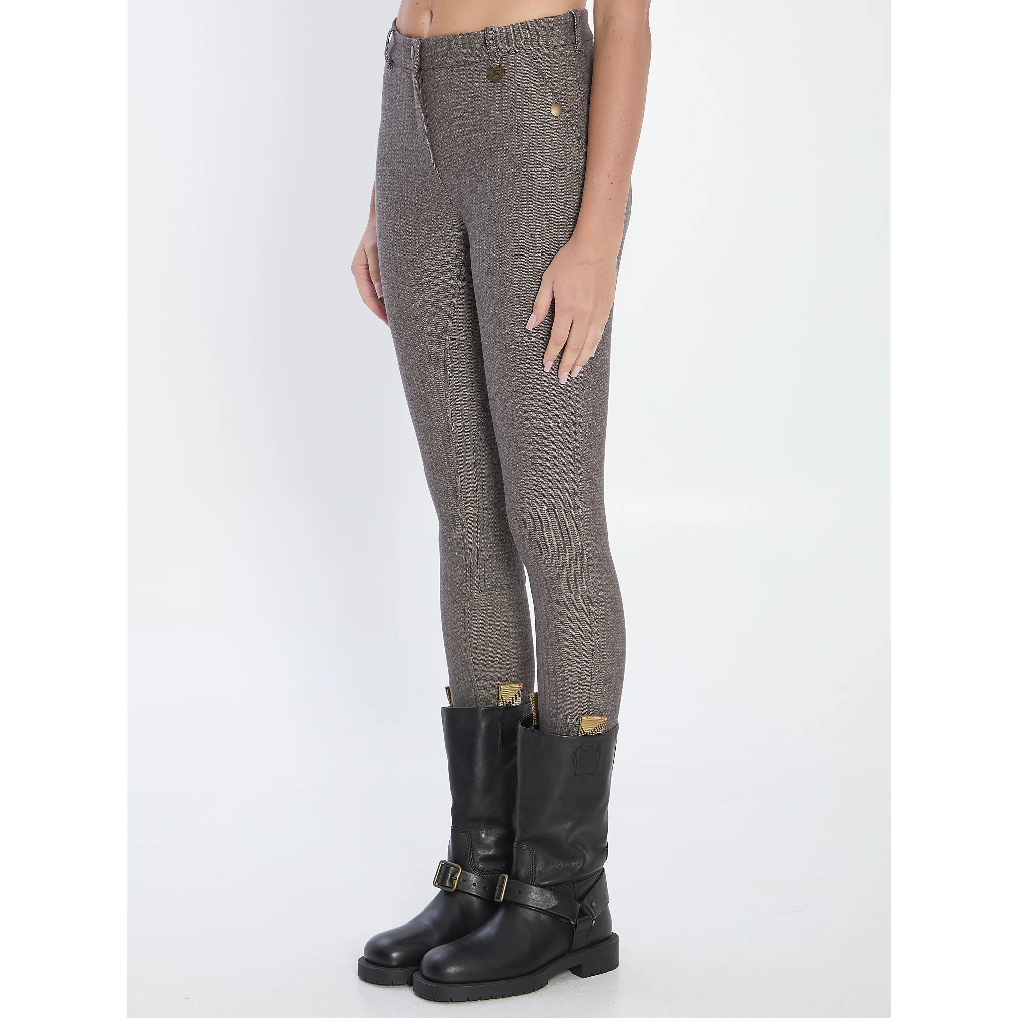 Stretch cotton Jodhpur trousers