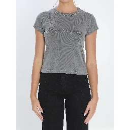 Baby Tee with Hotfix graphic