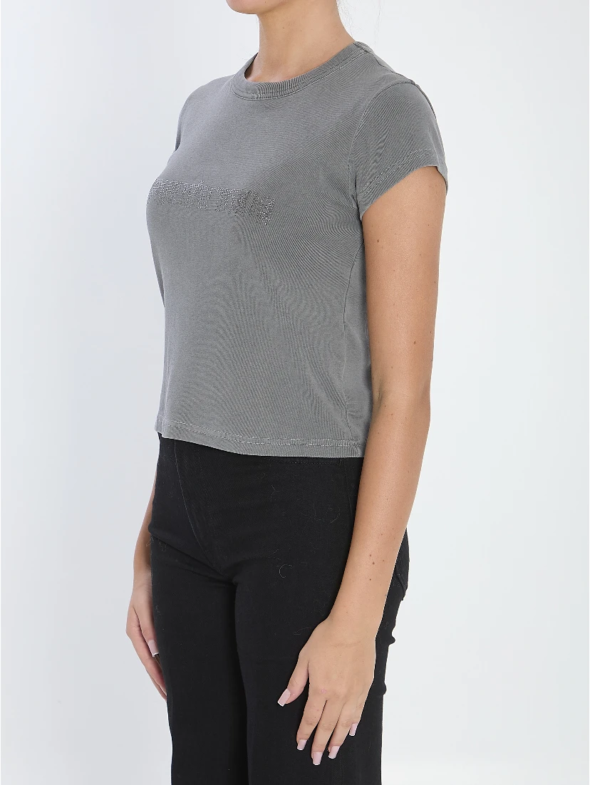 Baby Tee with Hotfix graphic