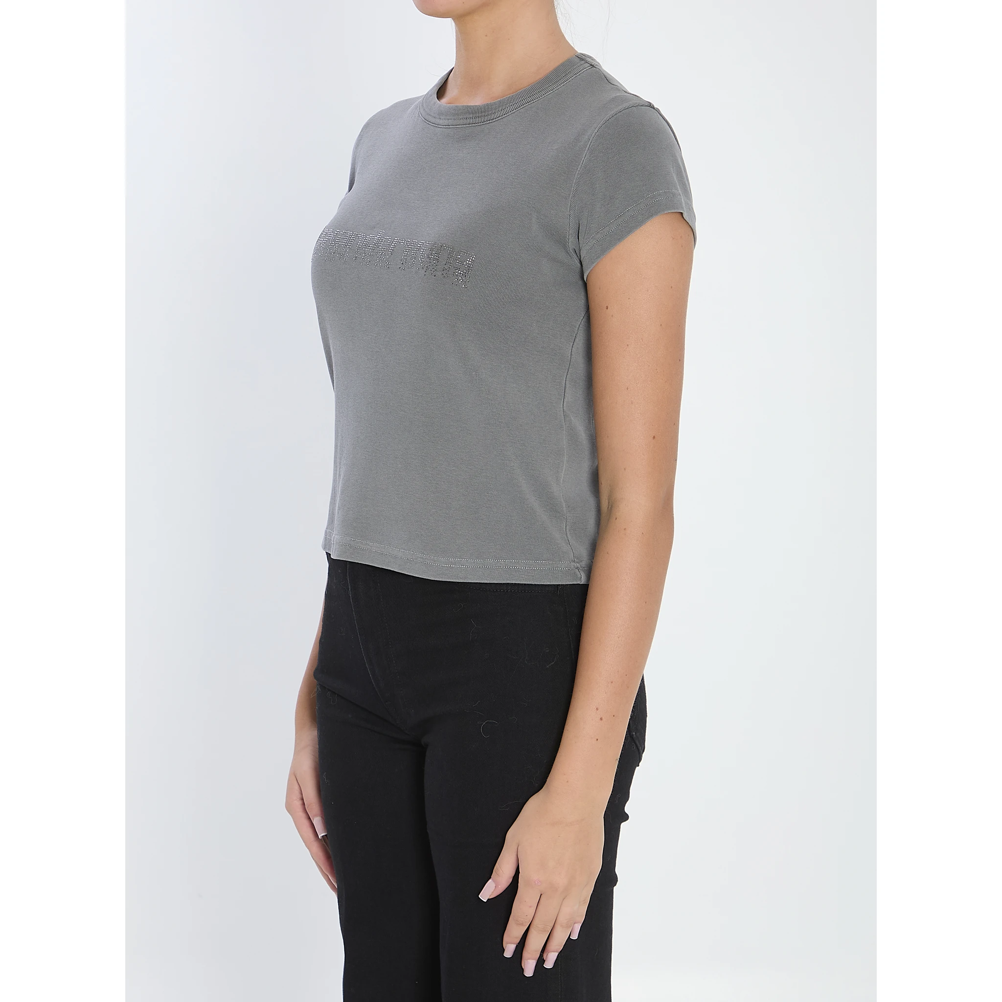 Baby Tee with Hotfix graphic