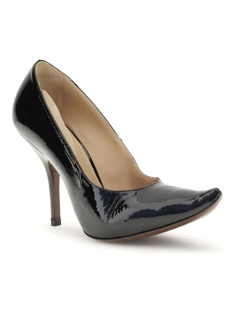 Black Calf Leather Bos Taurus High Heel Pumps alternative