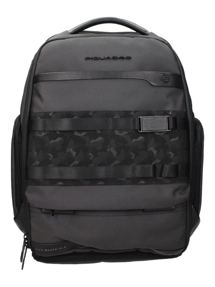 Gray Fabric Backpack