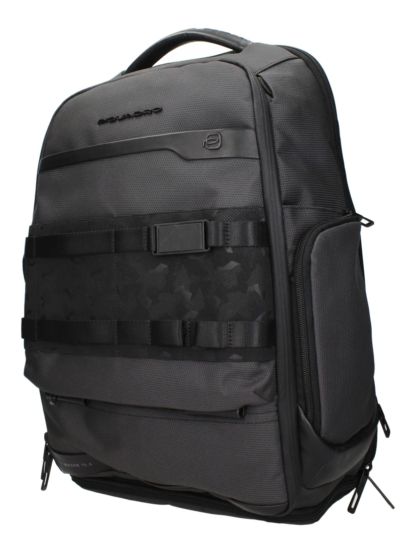 Gray Fabric Backpack