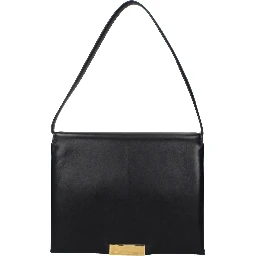 Black Leather Shoulder Bag