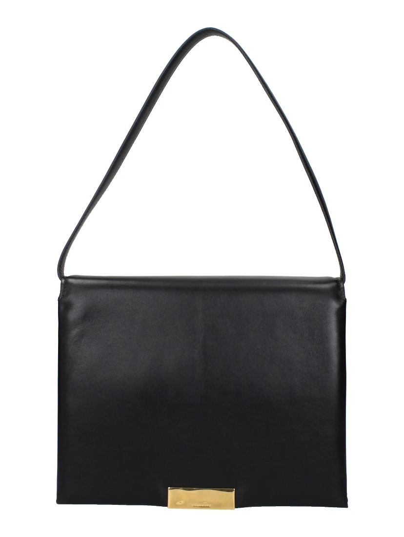Black Leather Shoulder Bag