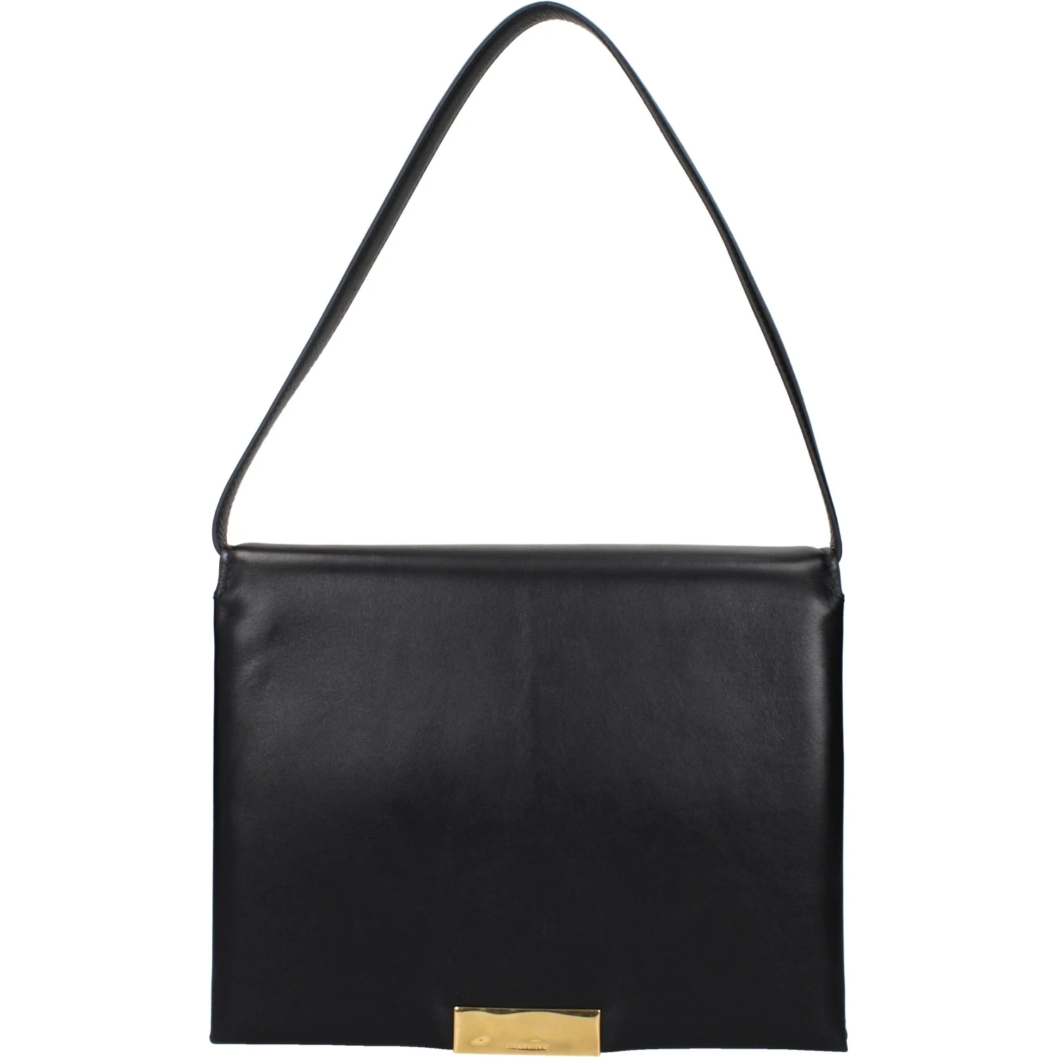 Black Leather Shoulder Bag