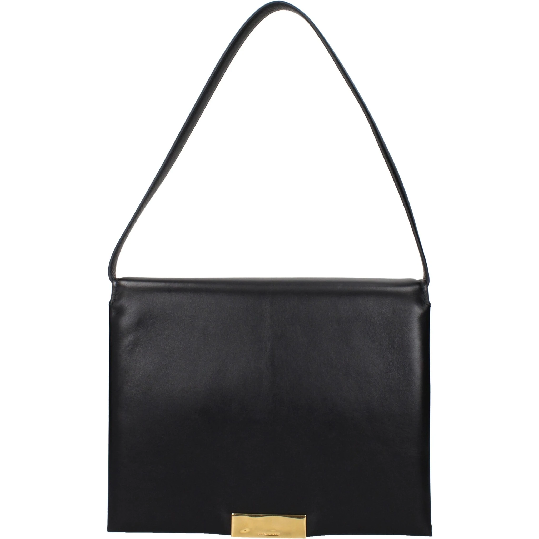 Black Leather Shoulder Bag