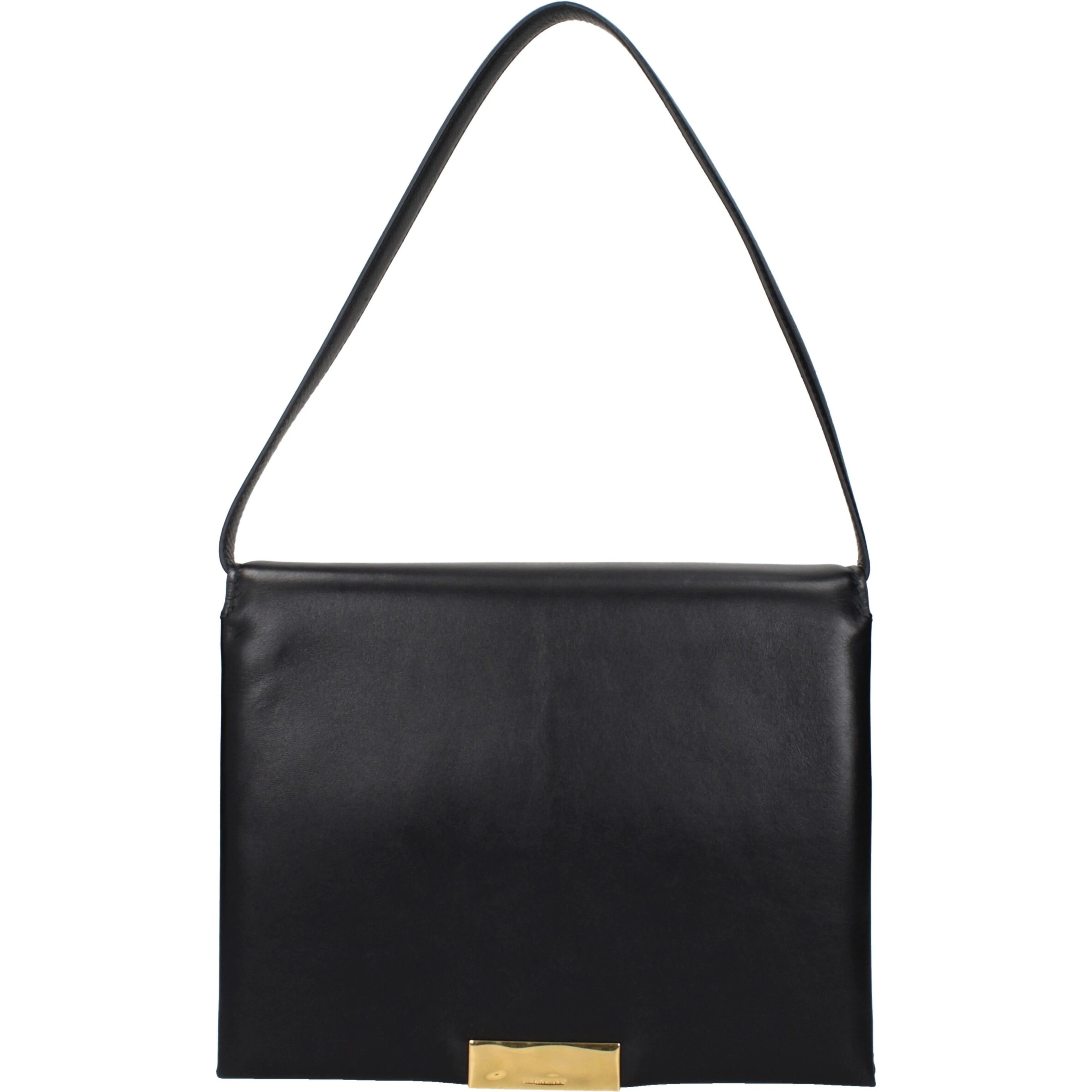 Black Leather Shoulder Bag
