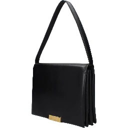 Black Leather Shoulder Bag