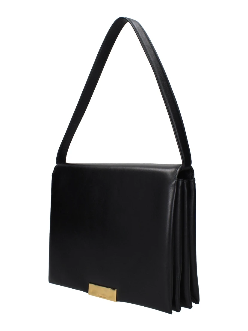 Black Leather Shoulder Bag