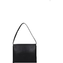 Black Leather Shoulder Bag