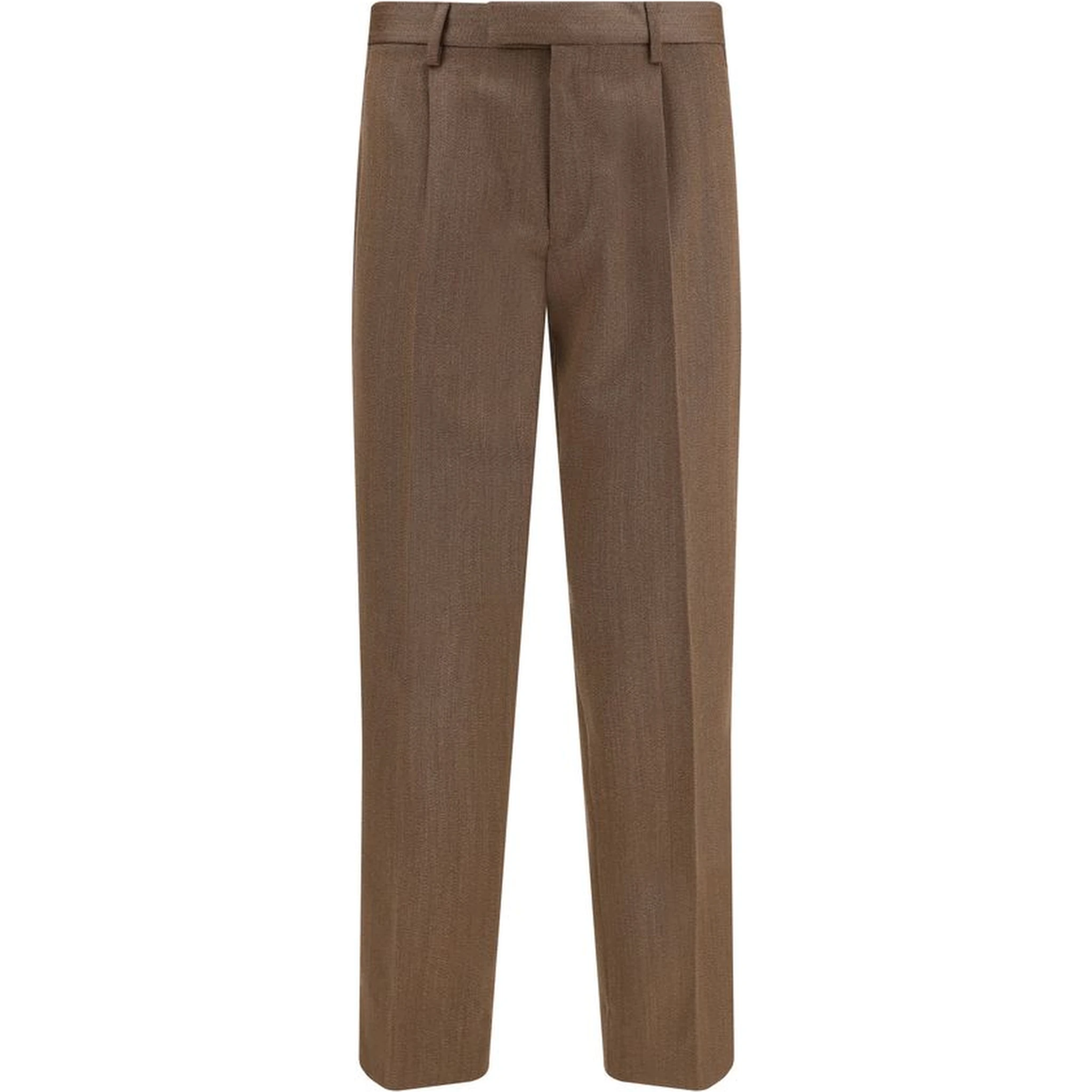 Brown Wool Dress Pants