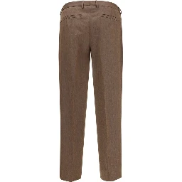 Brown Wool Dress Pants