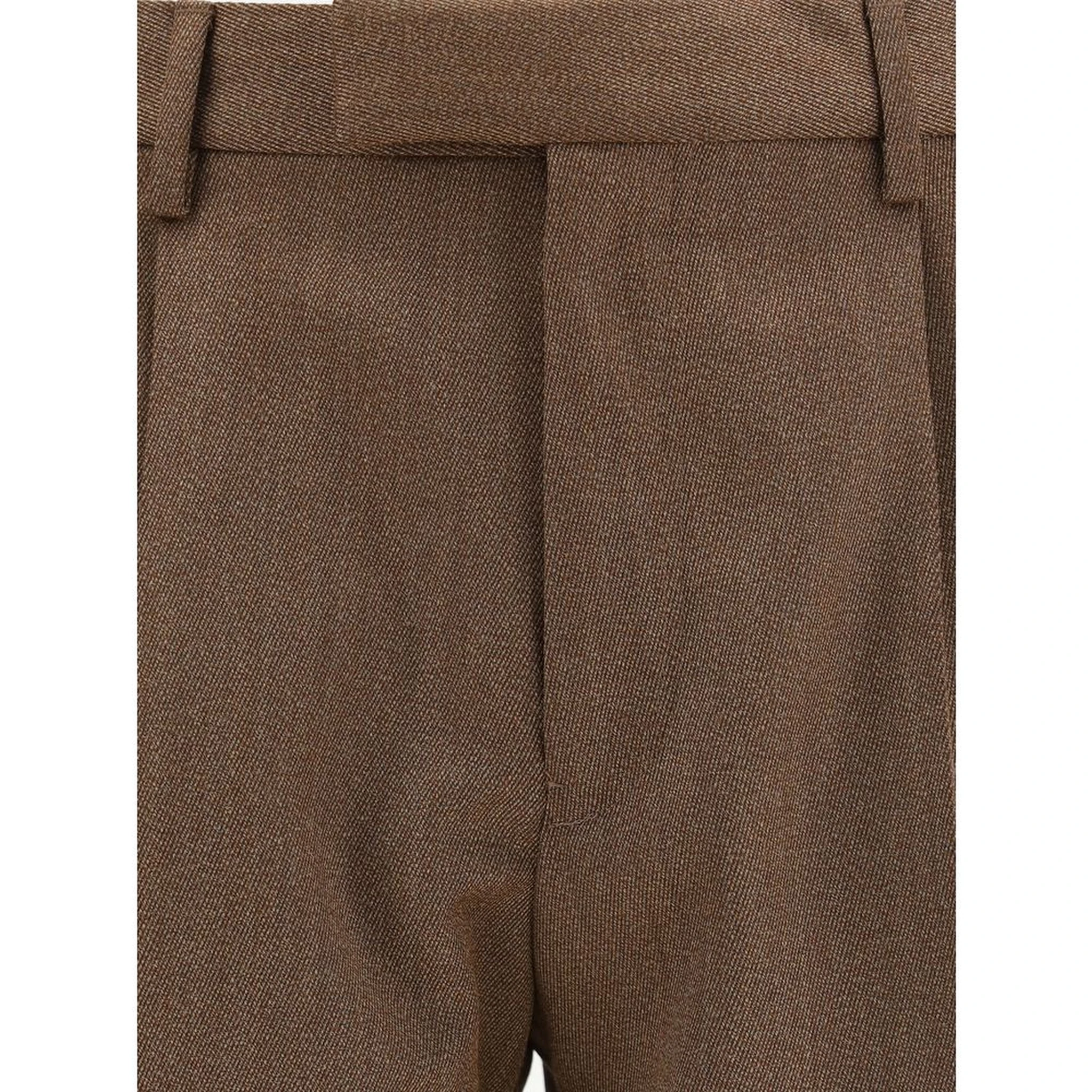 Brown Wool Dress Pants