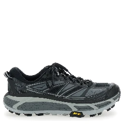 Mafate Speed 2 Black Low Top Sneakers with Logo Print on the Side in Tech Fabric Unisex