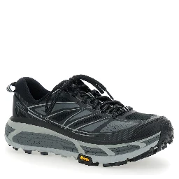 Mafate Speed 2 Black Low Top Sneakers with Logo Print on the Side in Tech Fabric Unisex