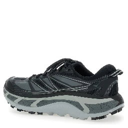 Mafate Speed 2 Black Low Top Sneakers with Logo Print on the Side in Tech Fabric Unisex