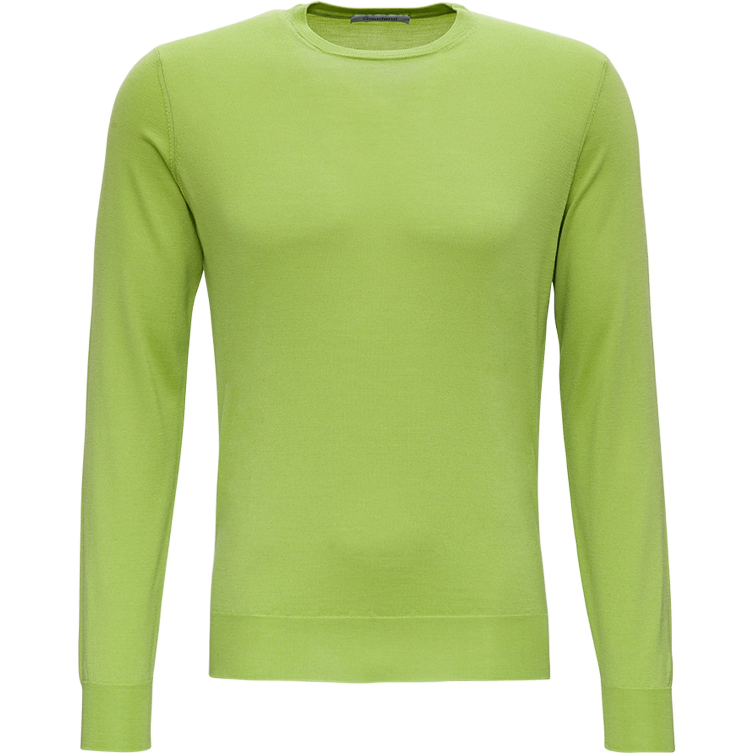 Green Crewneck Sweater in Wool Blend Man
