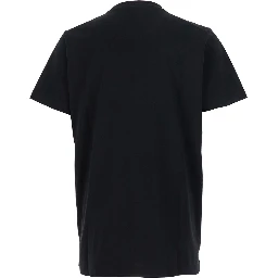 Ducati x D2 Black T-Shirt with Logo on the Front in Cotton Man
