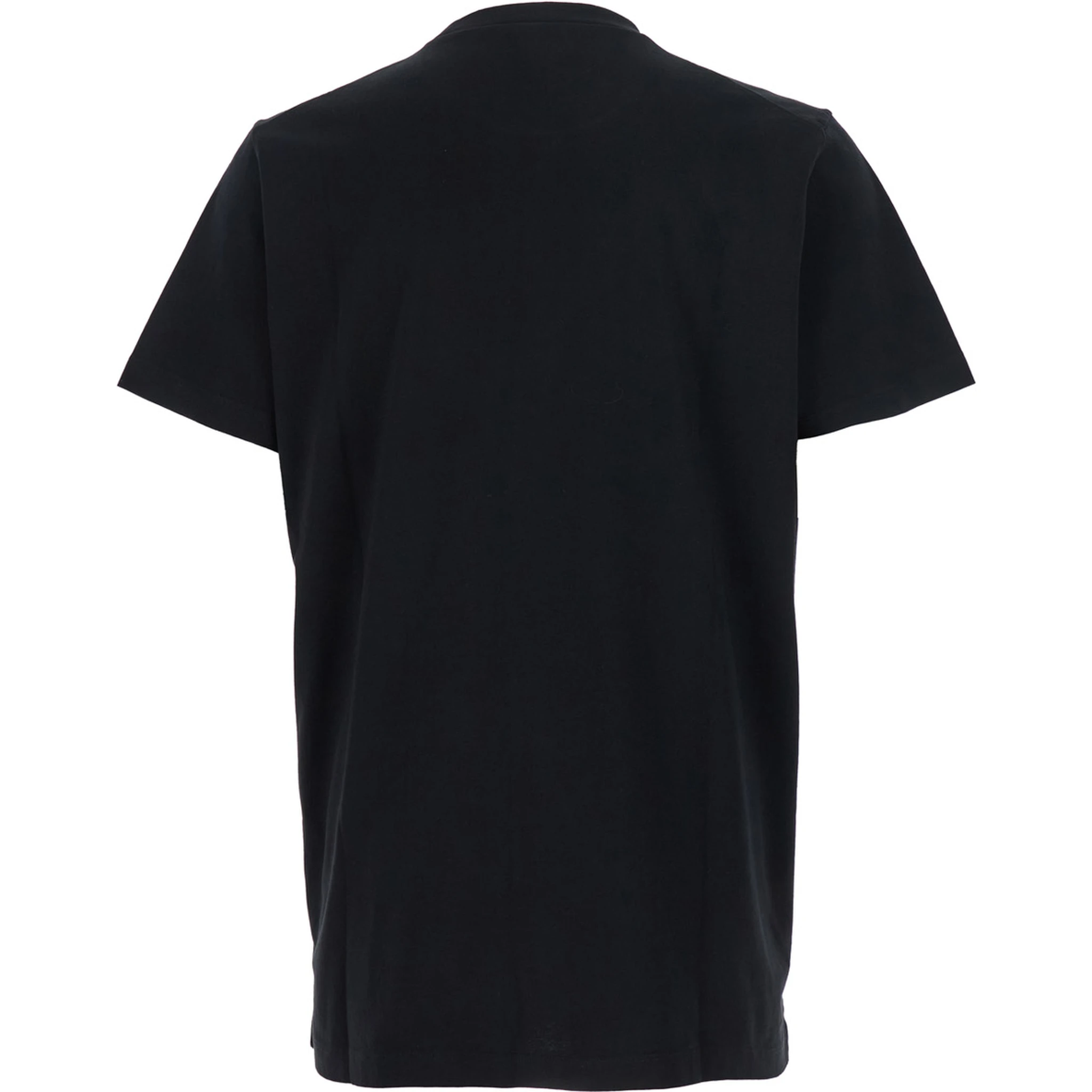 Ducati x D2 Black T-Shirt with Logo on the Front in Cotton Man