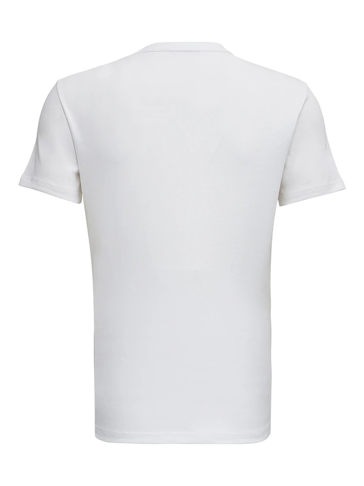 White Cotton Crew neck T-Shirt Man Tom Ford alternative