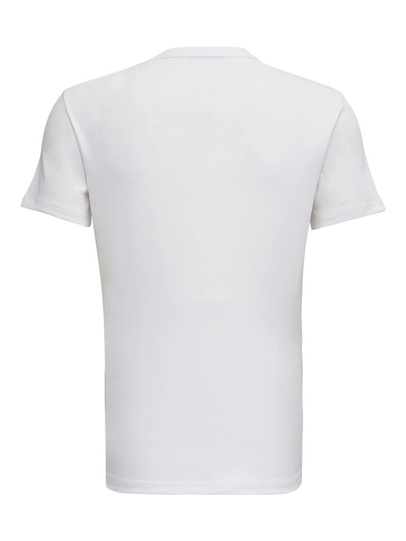 White Cotton Crew neck T-Shirt Man Tom Ford