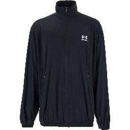 Black Jacket with Under Armour® Maxi Logo on the Back in Tech Fabric Man
