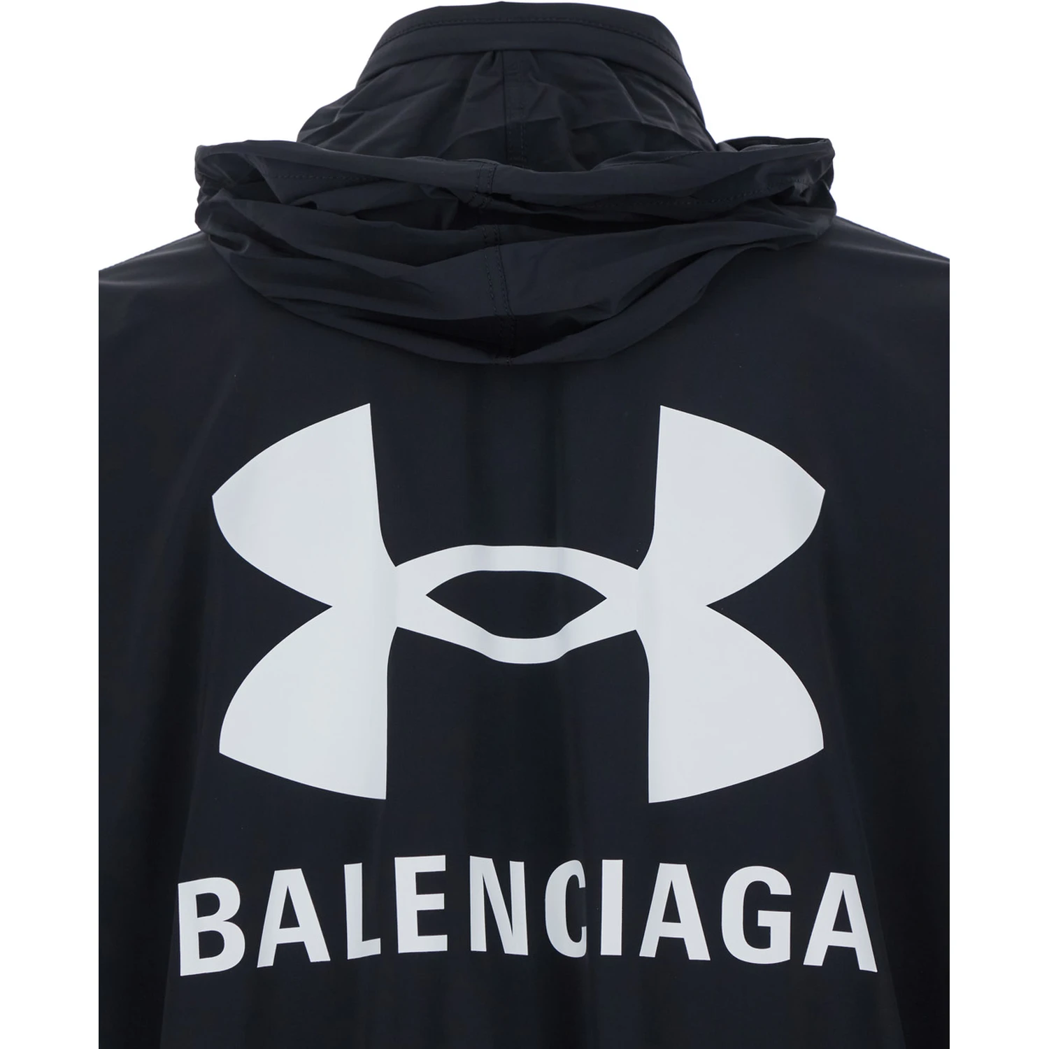 Black Jacket with Under Armour® Maxi Logo on the Back in Tech Fabric Man
