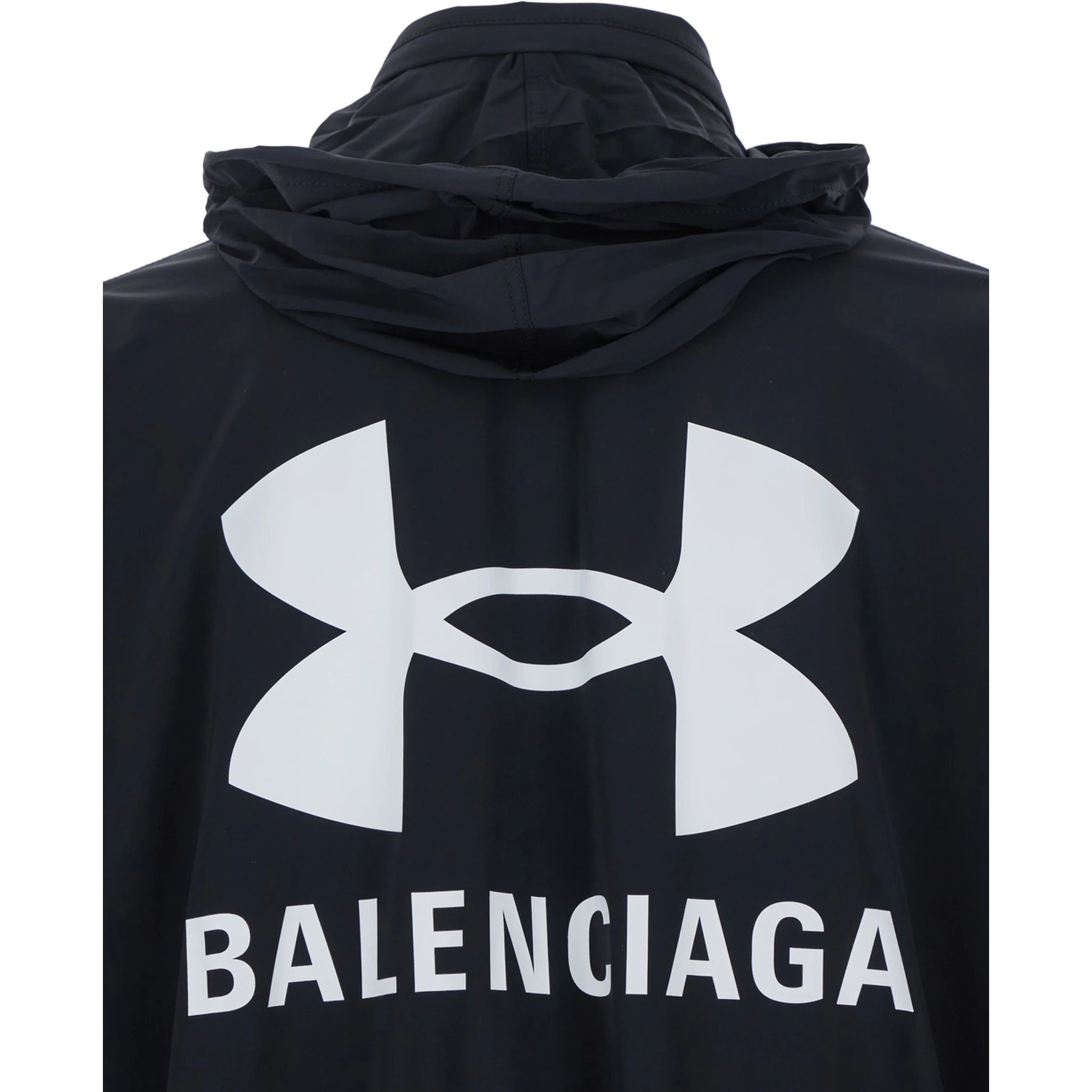 Black Jacket with Under Armour® Maxi Logo on the Back in Tech Fabric Man