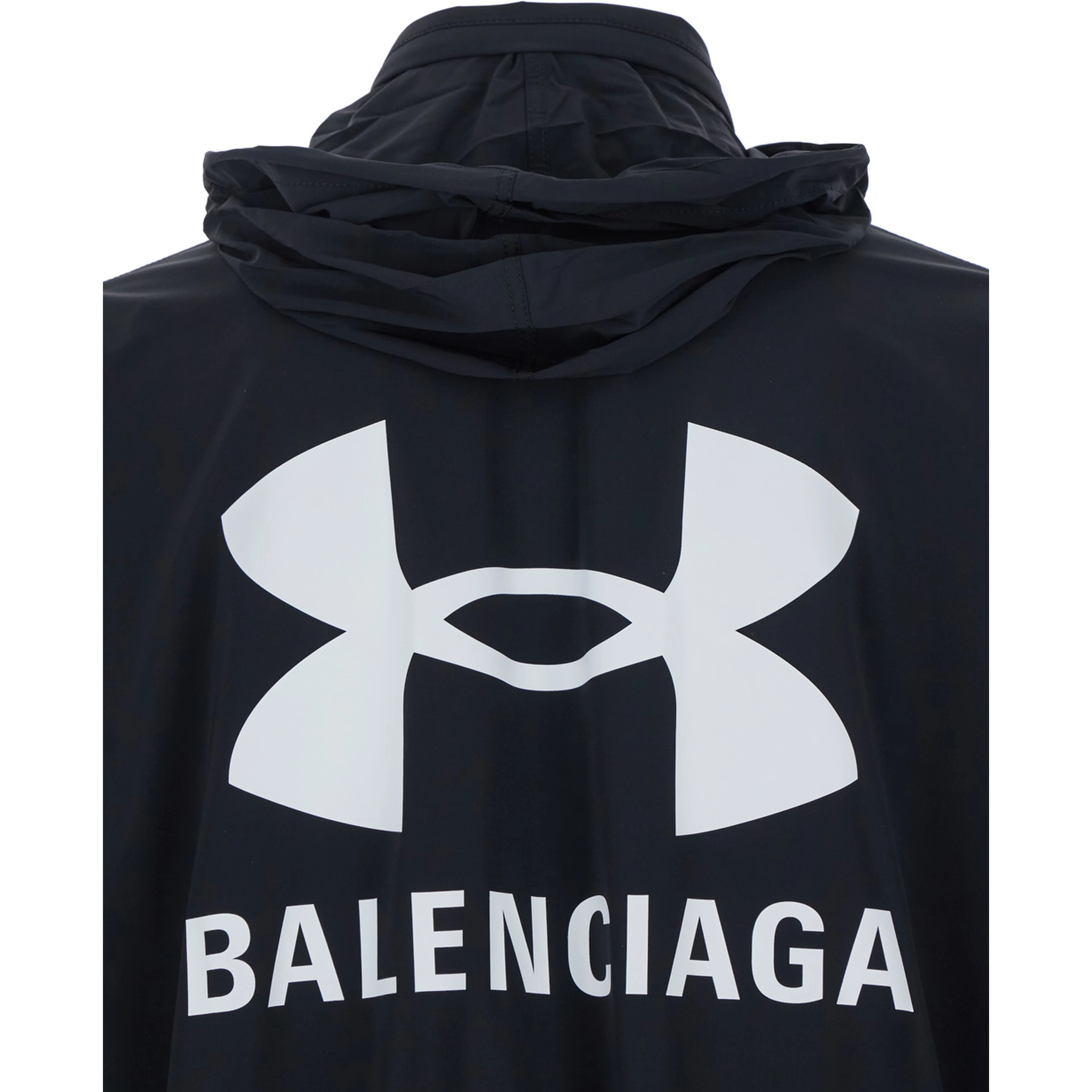 Black Jacket with Under Armour® Maxi Logo on the Back in Tech Fabric Man
