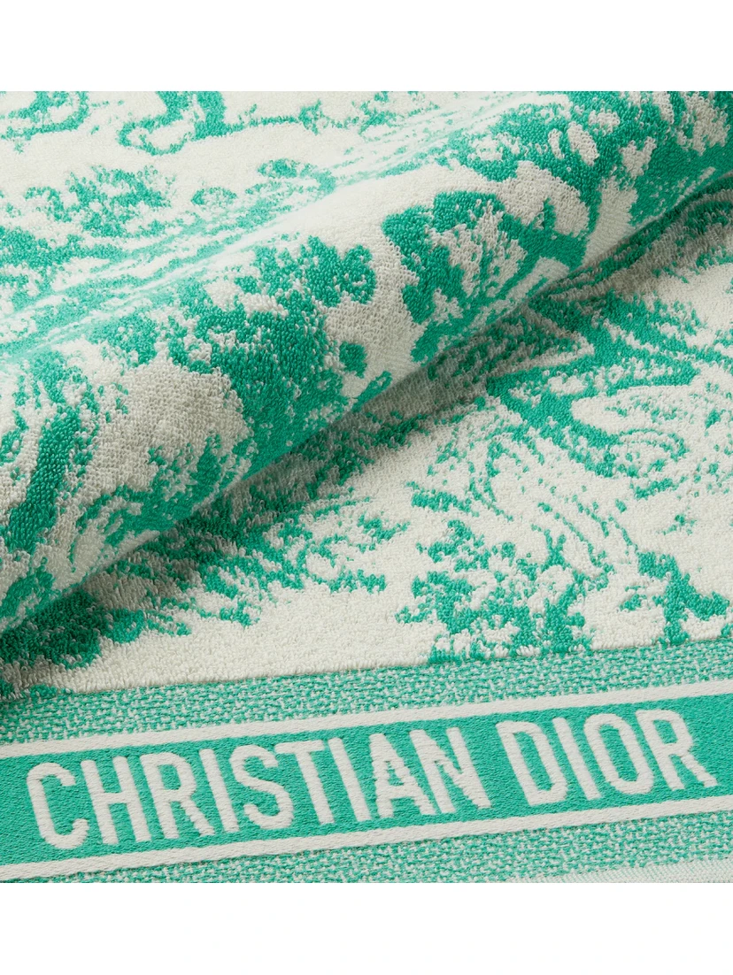"Toile de Jouy Sauvage Dioriviera" beach towel