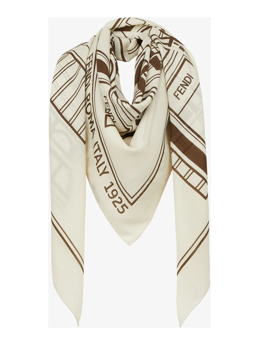 "Fendi Roma Italy 1925" shawl